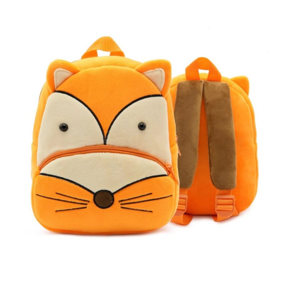 Cute Animal Plush Backpack for Toddlers Kids Gift Bag ( fox )